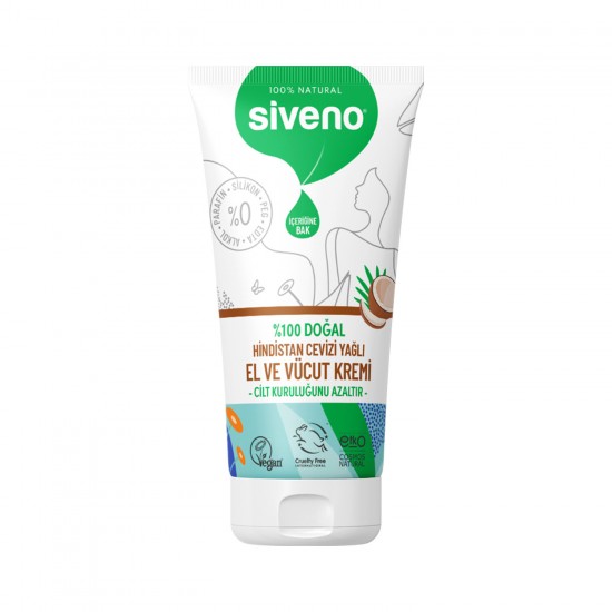 %100 Doğal El ve Vücut Kremi – Hindistan Cevizi 50 ml